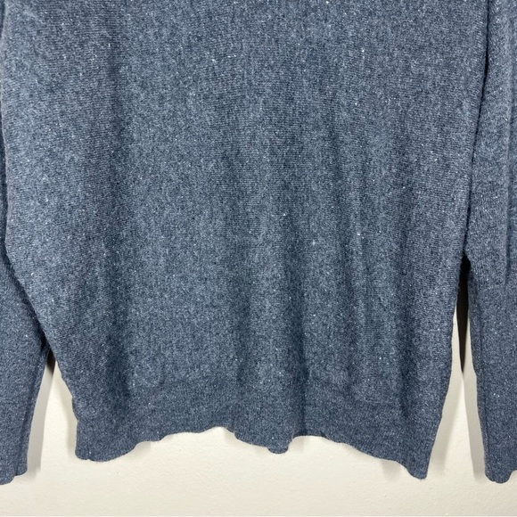 Garnet Hill Womens Essential Cashmere V-Neck Pullover Sweater Dolman Sleeve - Picture 3 of 11